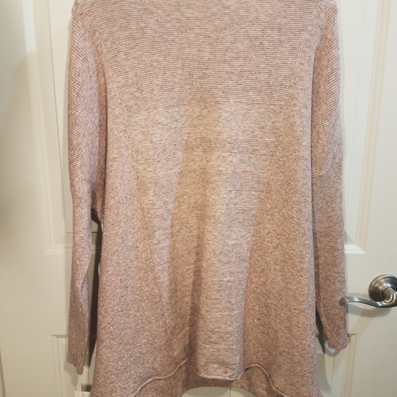 Heathered Pink Ribbed Sweater - Picture 2 of 3